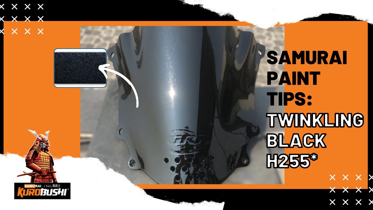 Samurai Paint Tips : Twinkling Black H255*