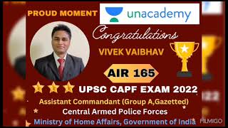CAPF AC 2022 results out. CONGRATULATIONS to all rankers #AssistantCommandant #capf #capfac