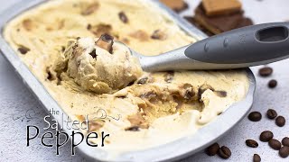 Coffee Toffee Ice Cream ~ No Ice cream Maker Needed!