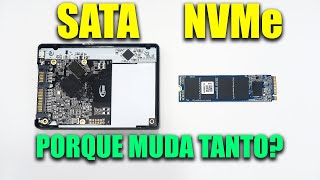 PORQUE O SSD NVME É MUITO MAIS RÁPIDO QUE O SATA?