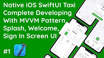 #1 SwiftUI Taxi App : Splash, Language, Welcome, Mobile Sign-In | MVVM Pattern