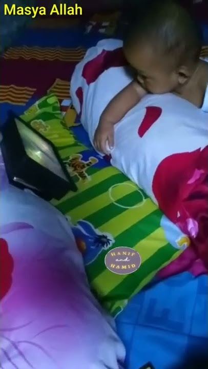 Allah Allah Aghisna Ya Rasulullah versi bayi nonton kartun #shorts #allahallahaghisna #bayi