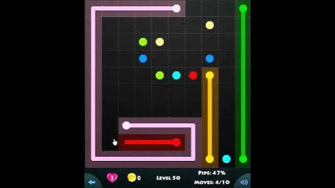 flow game facebook - 10 x 10 mania level 50 Connect the dots