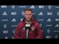 Press Conference | Keegan Rosenberry on on impact of Djordje Mihailovic, how to reset during break