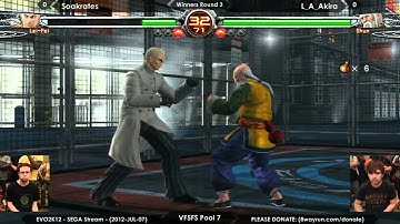EVO2K12 - VF5FS Pool 7 W3 - Soakrates VS L_A_Akira