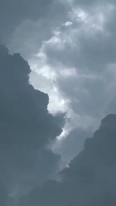 MENGERIKAN!suasana mendung ,di sore hari yang akan turun hujan