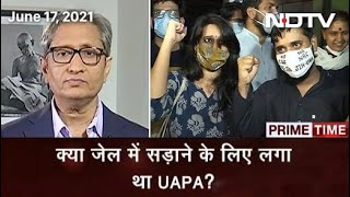 Prime Time With Ravish Kumar: Jail से बाहर आए Asif, Natasha और Devangana