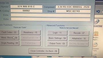 T4 2.5tdi not starting - VCDS measuring block values