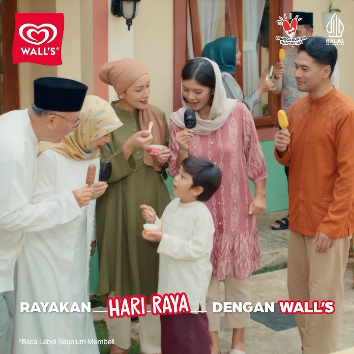 Mau yang seger pas kumpul lebaran sama keluarga? Wall’s Aja! Rayakan Lebaran Makin Happy!