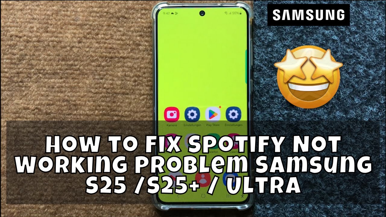 How to Fix Spotify Not Working Problem Samsung S25 /S25+ / Ultra - YouTube