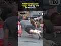 Pete Hegseth Takes Part In Push Up Drill With US Troops Aboard USS Boxer