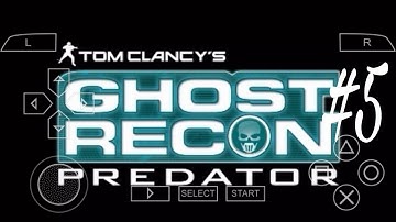 #2 mission of Tom Clancy and ghost recon predator in ppsspp part#2