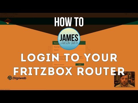 Logging into your FritzBox Router