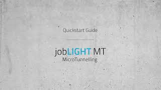 Joblight Mt Quickstart Guide - En