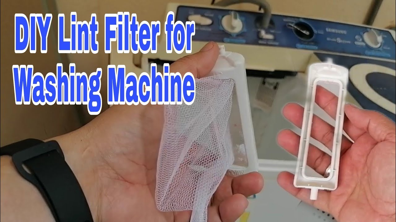 Hosiery Washer Lint Filter : 5 Steps - Instructables