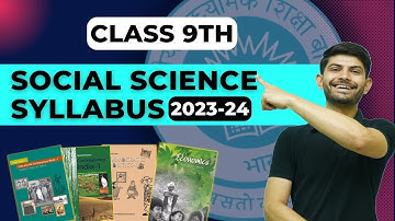 CBSE Social Science Complete Syllabus For Class 9th 2023-24 | Surprise Announcement 📢
