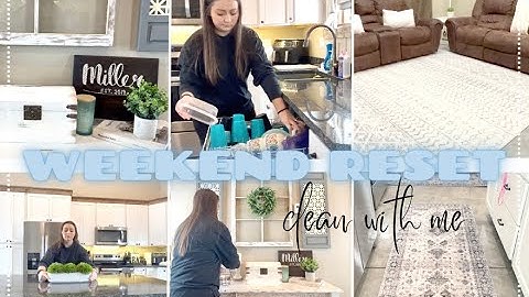 NEW SUNDAY RESET ROUTINE | CLEANING ROUTINE | WEEKEND RESET | CLEAN WITH ME CLEANING MOTIVATION 2023