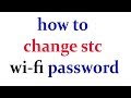 how to change stc wifi password