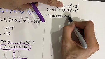 How to find the intersection points of two circles and how to check answer if correct