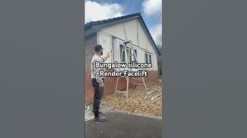 Bungalow silicone render facelift #mrsmoothplastering  #rendering #siliconerender #shrewsbury