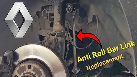 Anti Roll Bar Link Replacement - RENAULT MEGANE III COUPE