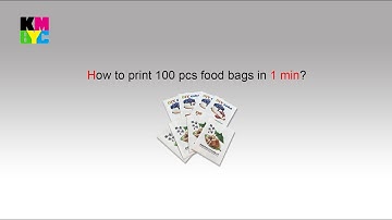 KMBYC Single Pass food packing paper bag color printer