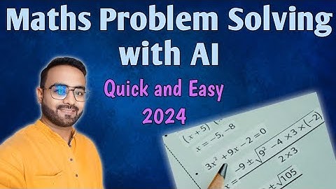 Math Problem Solving with AI | Maths Tricks