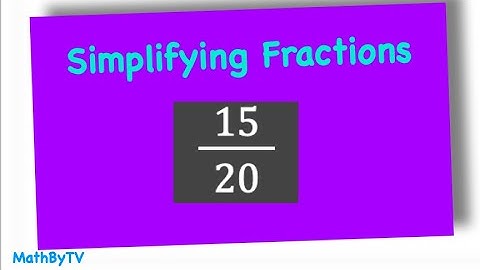 Simplifying Fractions (ASVAB Math)