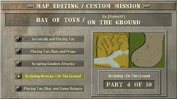 Army Men RTS - Map Editing Stream (Part 4/10) / On The Ground by {RaheeXF}