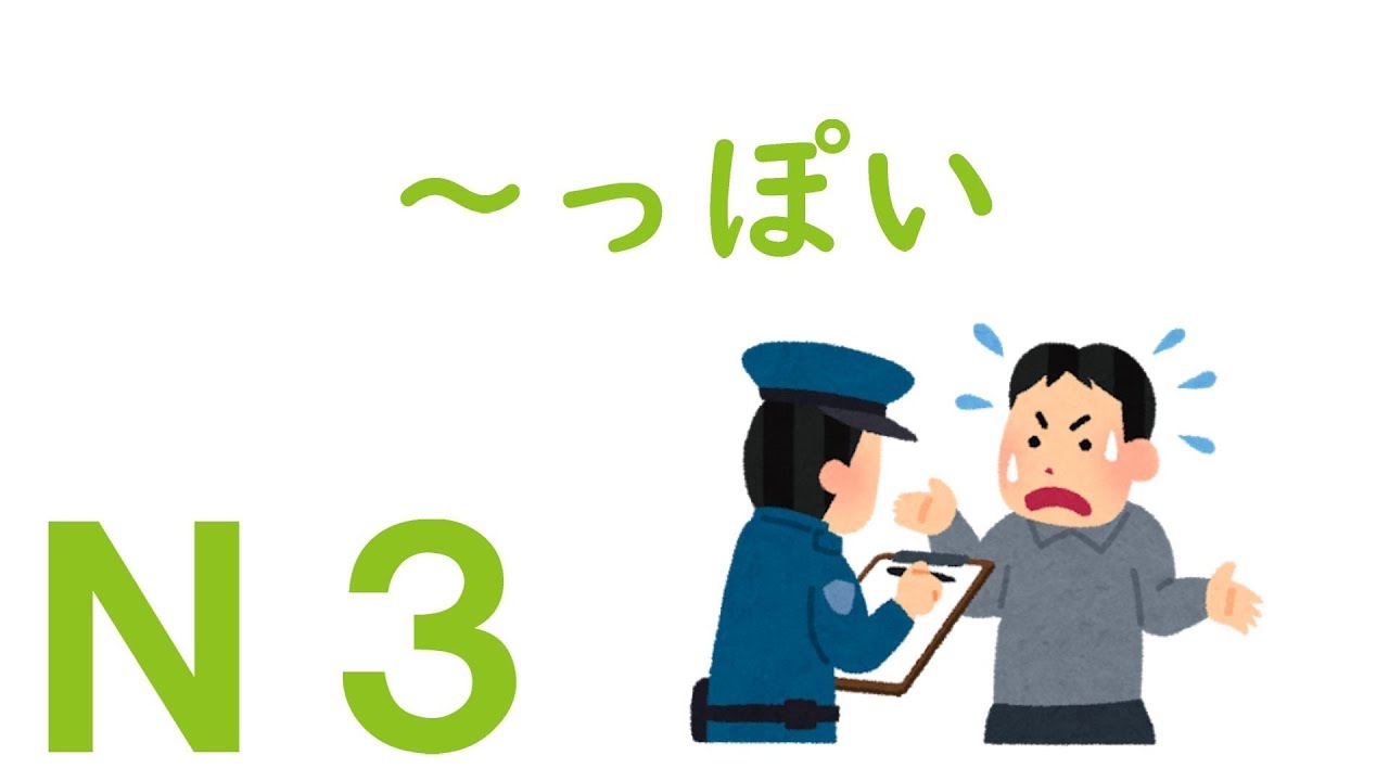 【Ｎ３文法】～っぽい