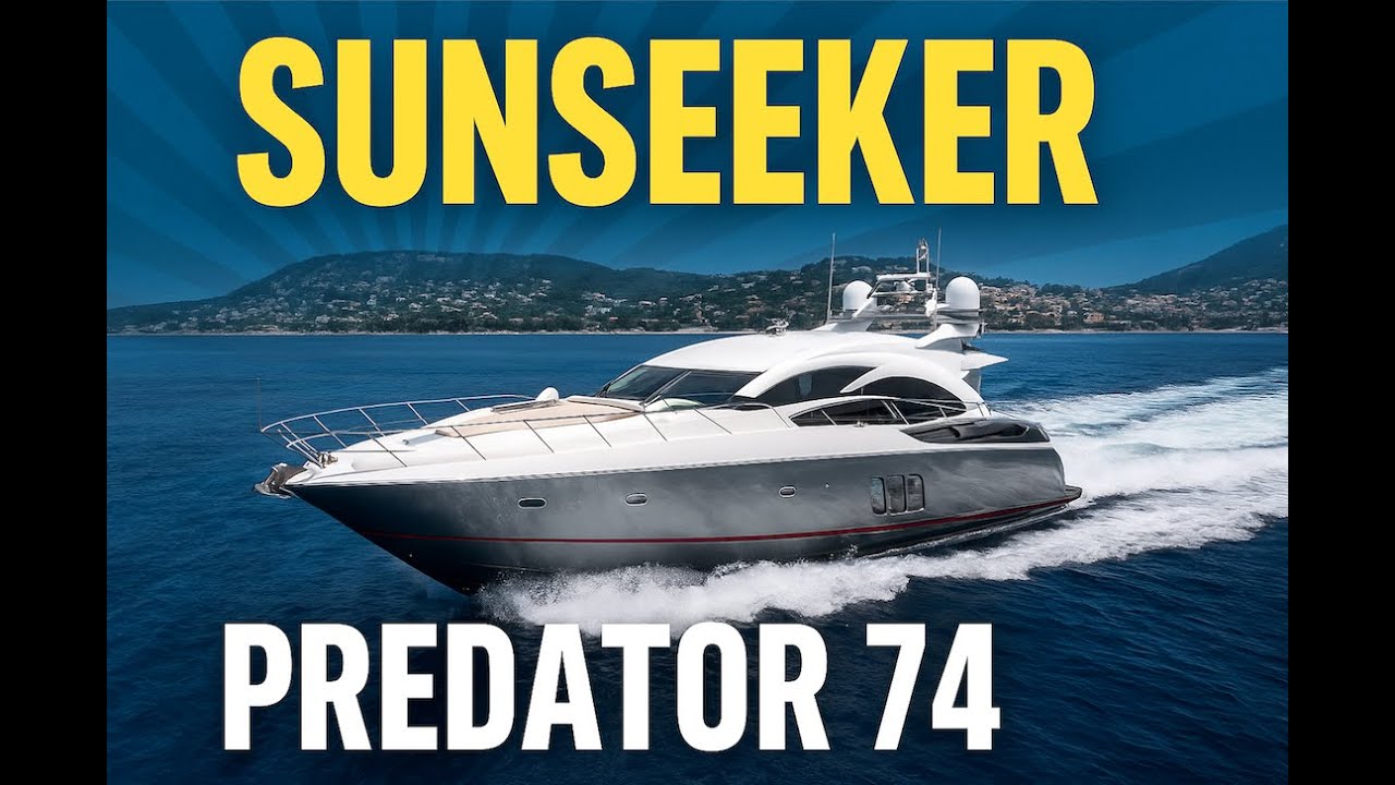Sunseeker Predator 74 – Le mix parfait entre puissance et élégance