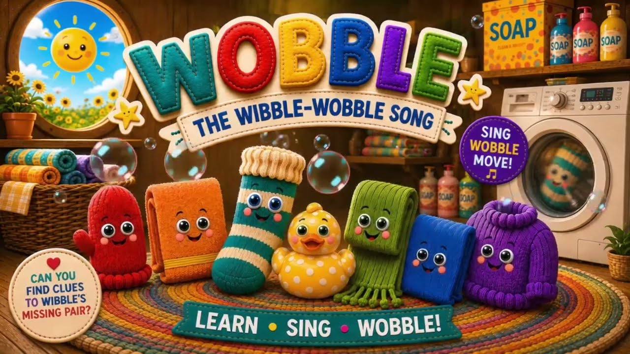 Watch The Wibble-Wobble Song 🧦🌈 | Fun Kids Song About Colors, Friendship & Finding Your Pair on YouTube Watch The Wibble-Wobble Song 🧦🌈 | Fun Kids Song About Colors, Friendship & Finding Your Pair on YouTube