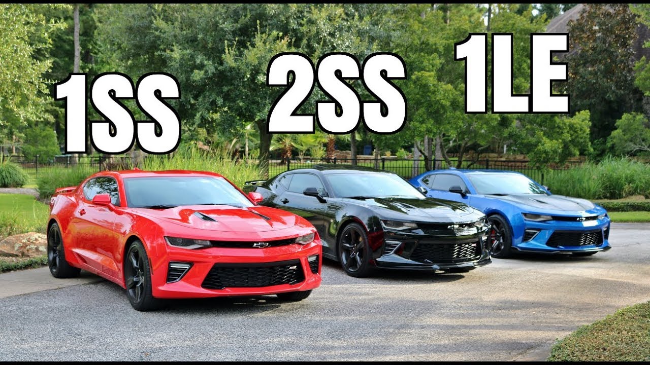 2017 Camaro 1SS vs 2SS vs 1LE - YouTube