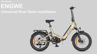 ENGWE E-Bike Universal Rear Rack Installation