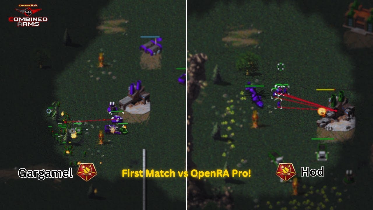 First Match Against OpenRA Pro! | Combined Arms