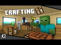 Crafting | Classic Monster School | Minecraft Animation