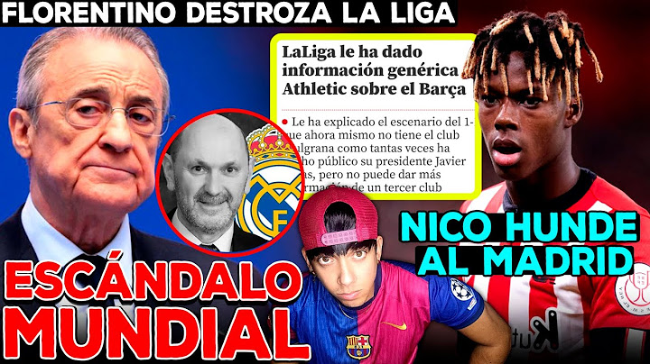 ESCÁNDALO MUNDIAL‼️ FLORENTINO hace cambios en el CTA💥🚨 NICO hunde al MADRID y humilla al ATHLETIC