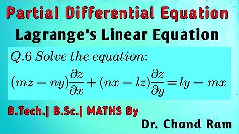 Question: 6 on Lagrange
