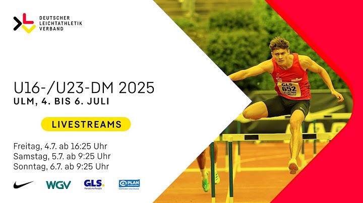Livestream DM U16/U23 - Sonntag