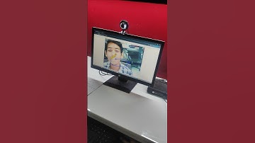 Students are painting with their face using AI and Scratch #ai #painting #shorts #tech #coding #fun