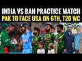 India vs bangladesh practice match rohit shanto with trophies  pak reach usa for t20wc