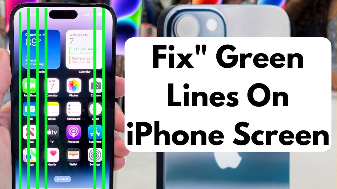 How to Fix Annoying Green Lines on iPhone Screen Fixed iPhone 14, 14