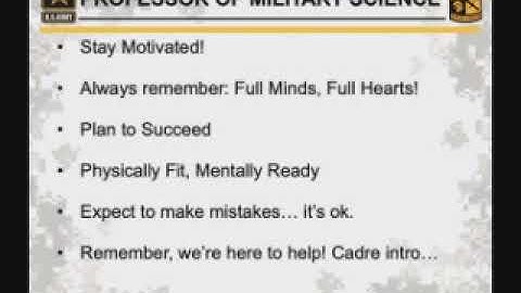 UCI ROTC 2020 Cadet Orientation Full