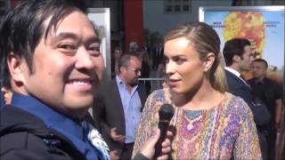 CHIPS Movie Premiere Red Carpet Interview with Jessica McNamee