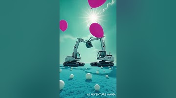 "AI JCB Robot Digger Transformation! 🚜🤖 Mind-Blowing Excavator Animation Unleashed!" #jcb #veku #fyp