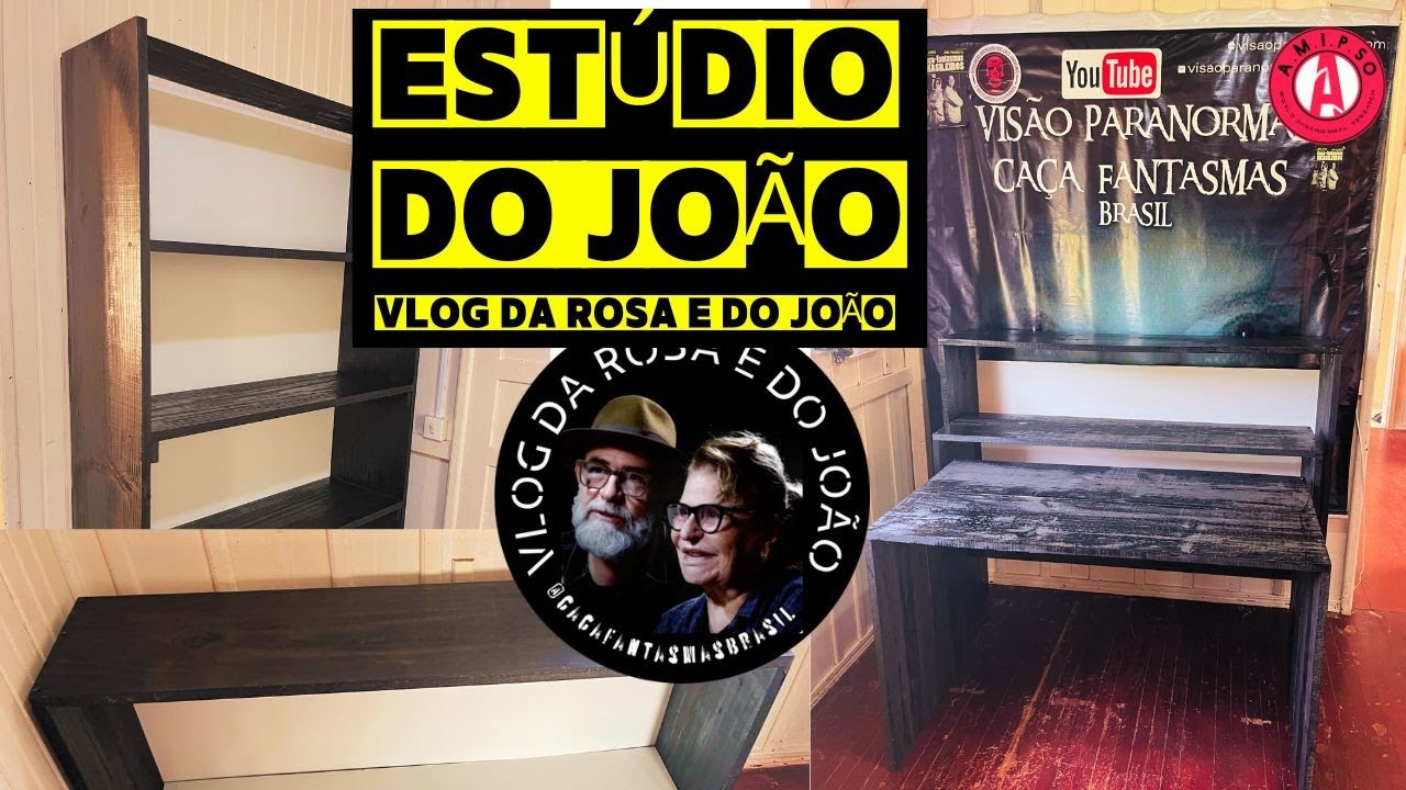 Estúdio do João VLOG da Rosa e do João @cacafantasmasbrasil - YouTube