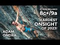 Hardest onsight climb of 2023  el gran bellanco 8c 9a  adam ondra