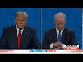 Joe Biden Looks At His Watch During Debate