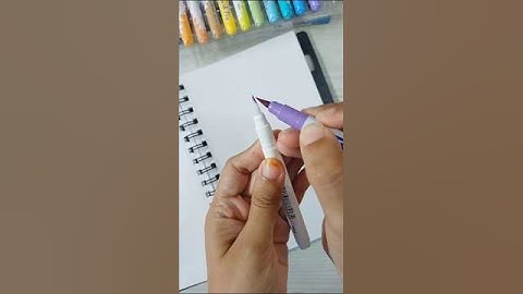 How to use Doms blender brush pen ✍️ Doms Pastel Brush Pens #shorts #diy #doms