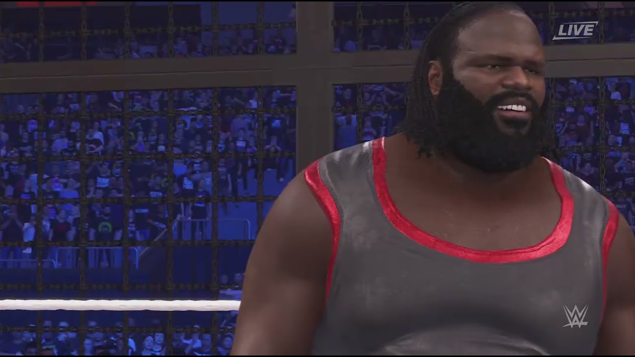 WWE 2K25_cody rhodes 🆚 jey uso 🆚 oba feml 🆚 bronson reed 🆚 mark henry 🆚 LA knight